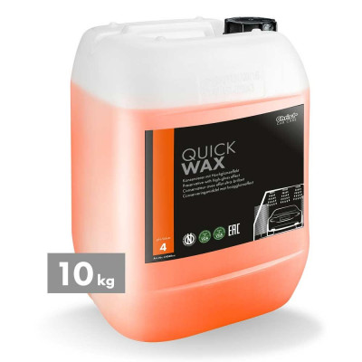 quick wax preservative with high gloss for car wash tunnels