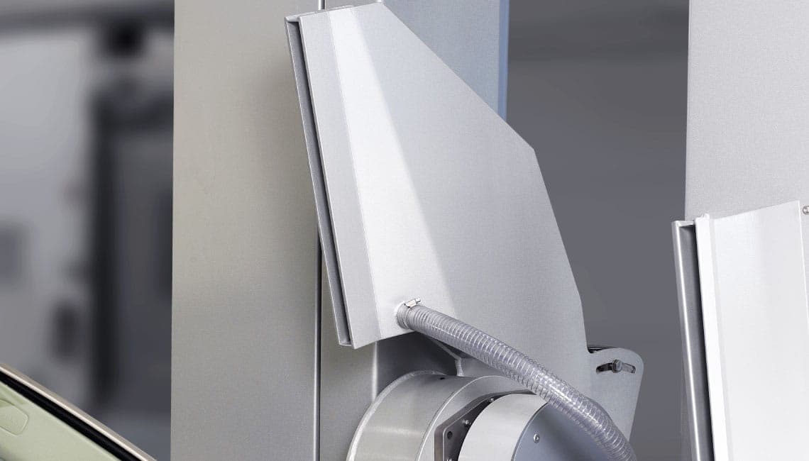 Optional dryer add-on: Van dryer