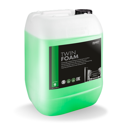 TWIN FOAM - Fine-pore hybrid foam with shampoo function